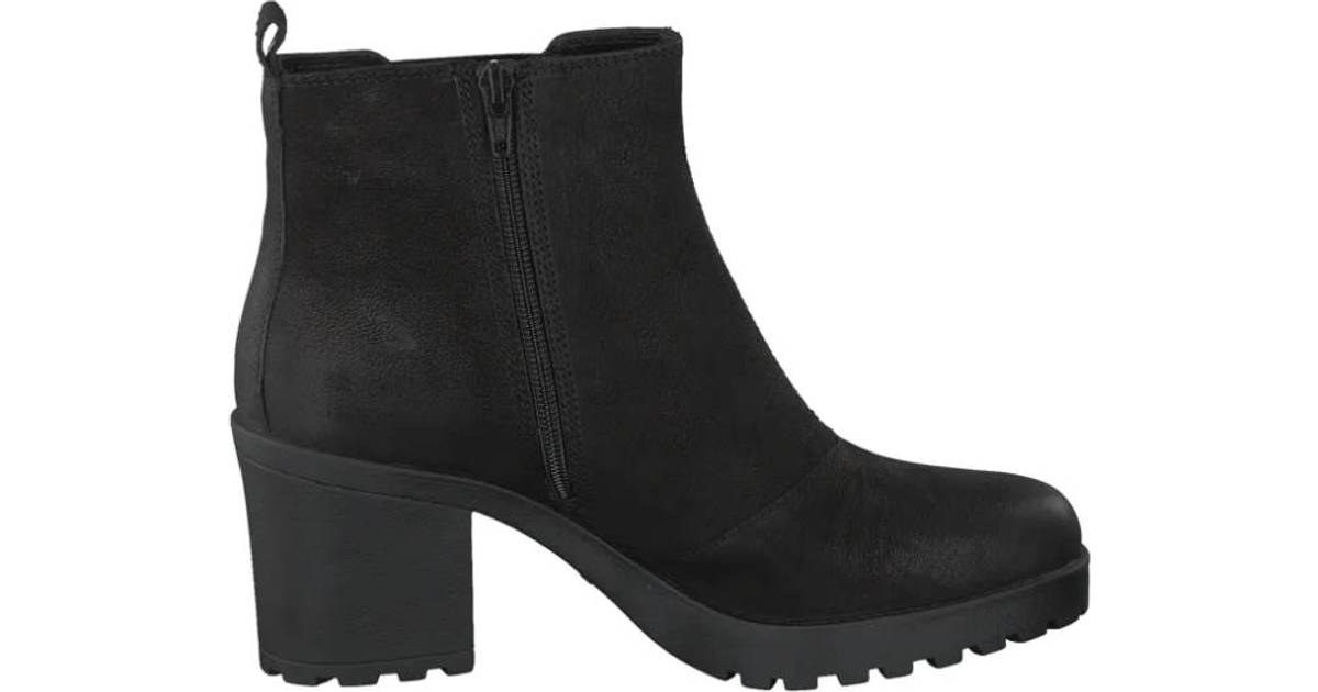 grace black leather boots