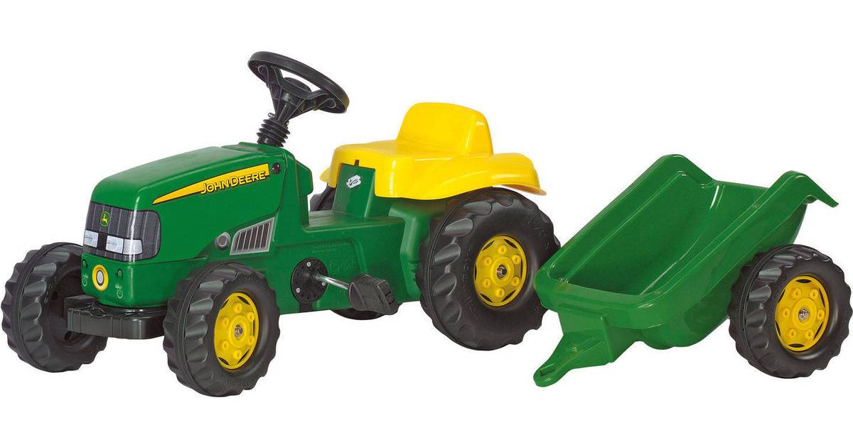 Verdorie Nacht Vul in Rolly Toys Rolly Kid John Deere Tractor & Trailer • Price »