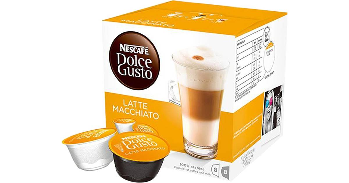 Nescafé Dolce Gusto Latte Macchiato 16 Capsules • Compare Prices Now 7519