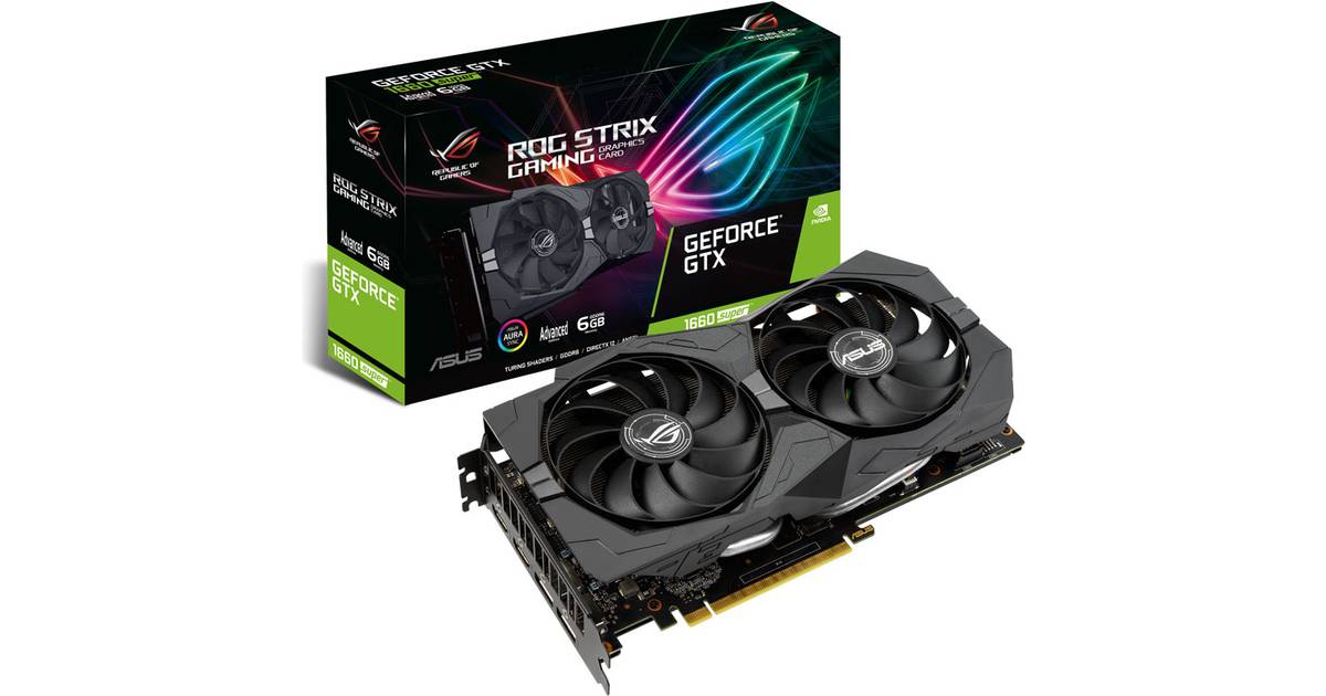 Asus Geforce Gtx 1660 Super Rog Strix Gaming Advanced 2xhdmi 2xdp 6gb