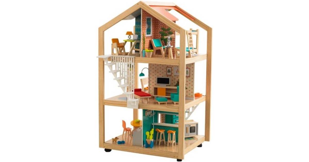 so stylish mansion dollhouse with ez kraft assembly