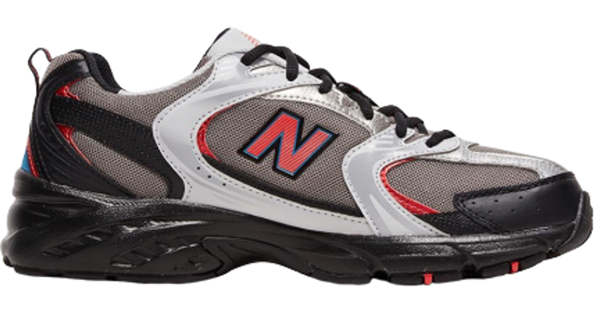 new balance grey and red