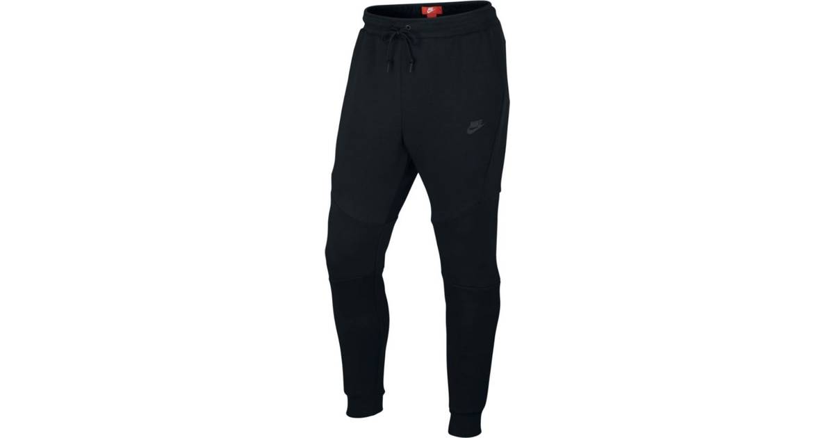 mens nike tech fleece black joggers