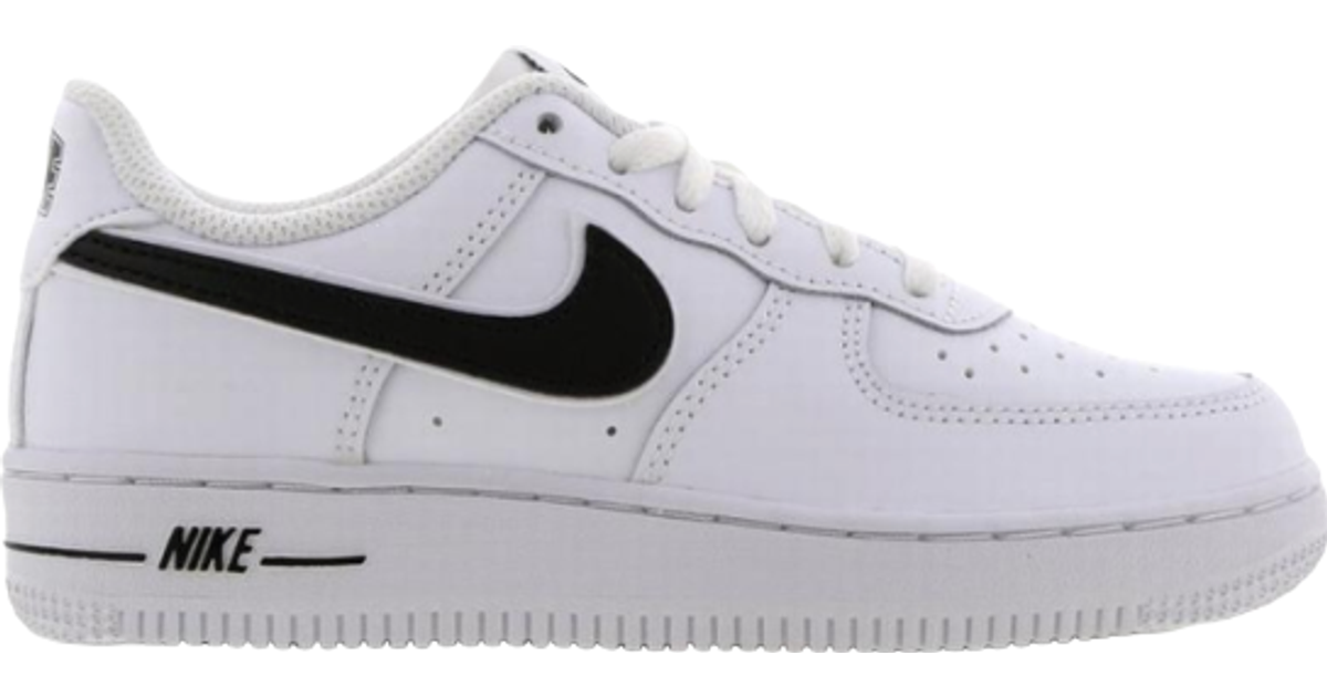 black and white nike air force 1 junior