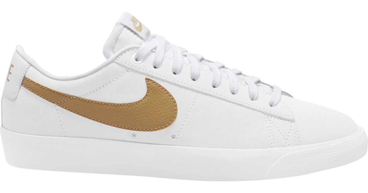 nike blazer low gold