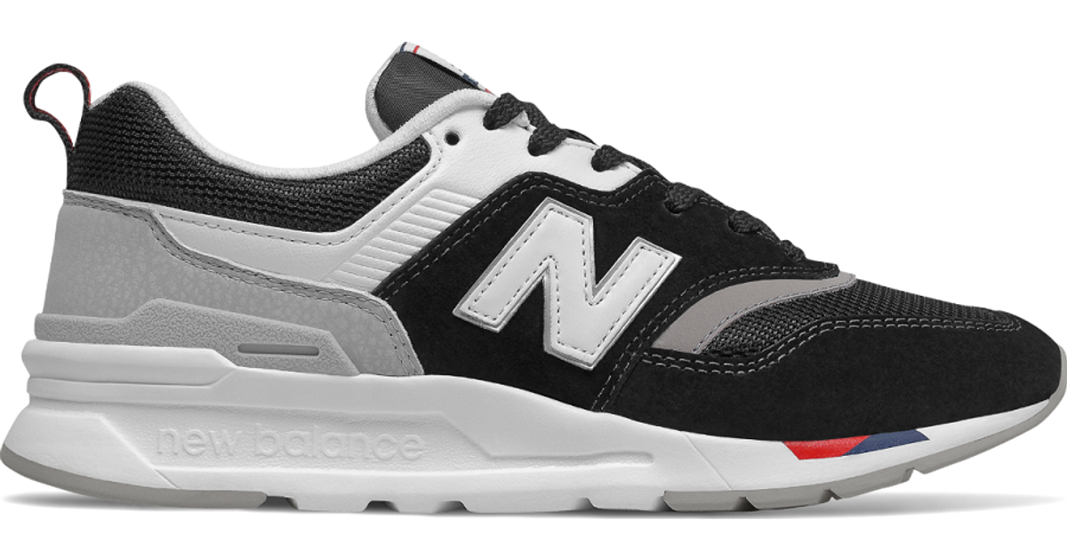 new balance black and white trainers