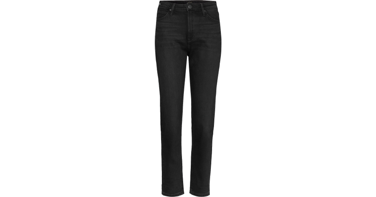 lee mom jeans black