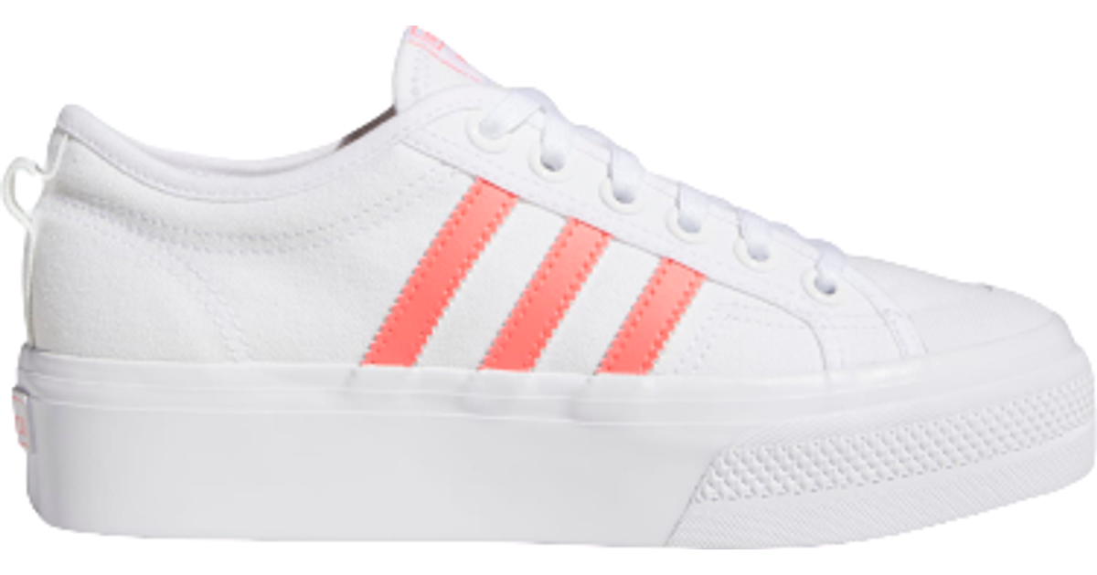 Adidas Nizza Platform W - Cloud White/Signal Pink/Cloud White