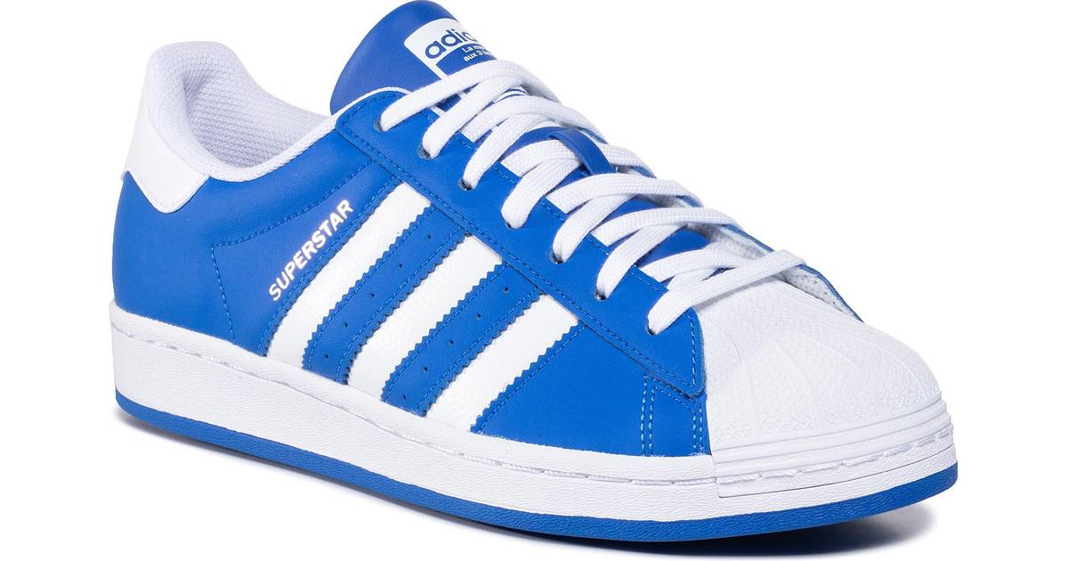 adidas superstar blue and gold