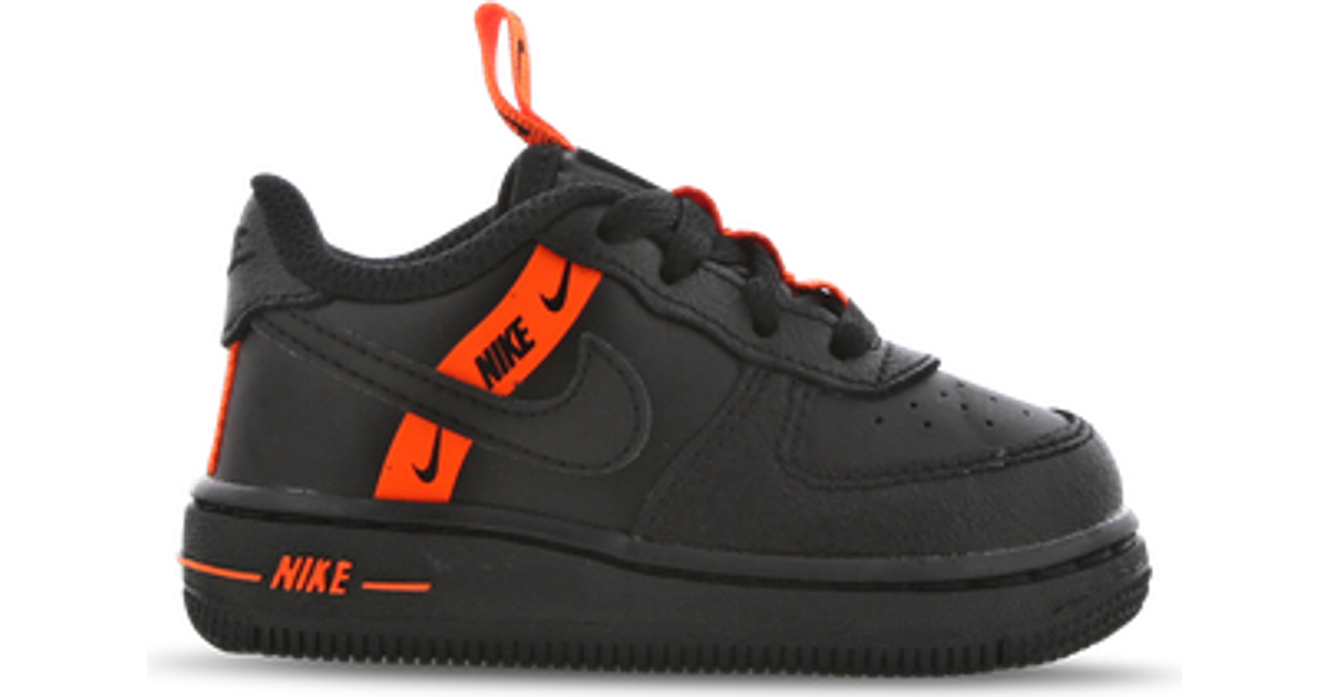 orange black and white air forces