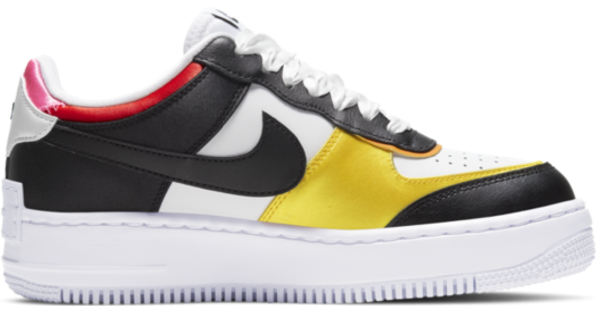 nike air force 1 red and yellow