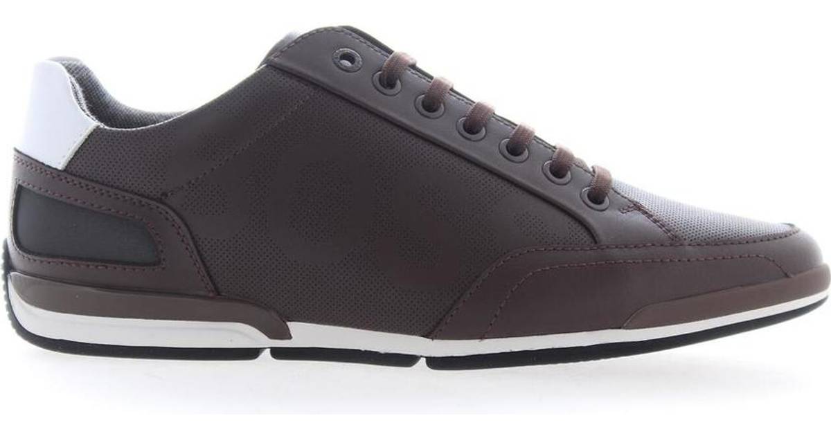 hugo boss saturn trainers dark brown