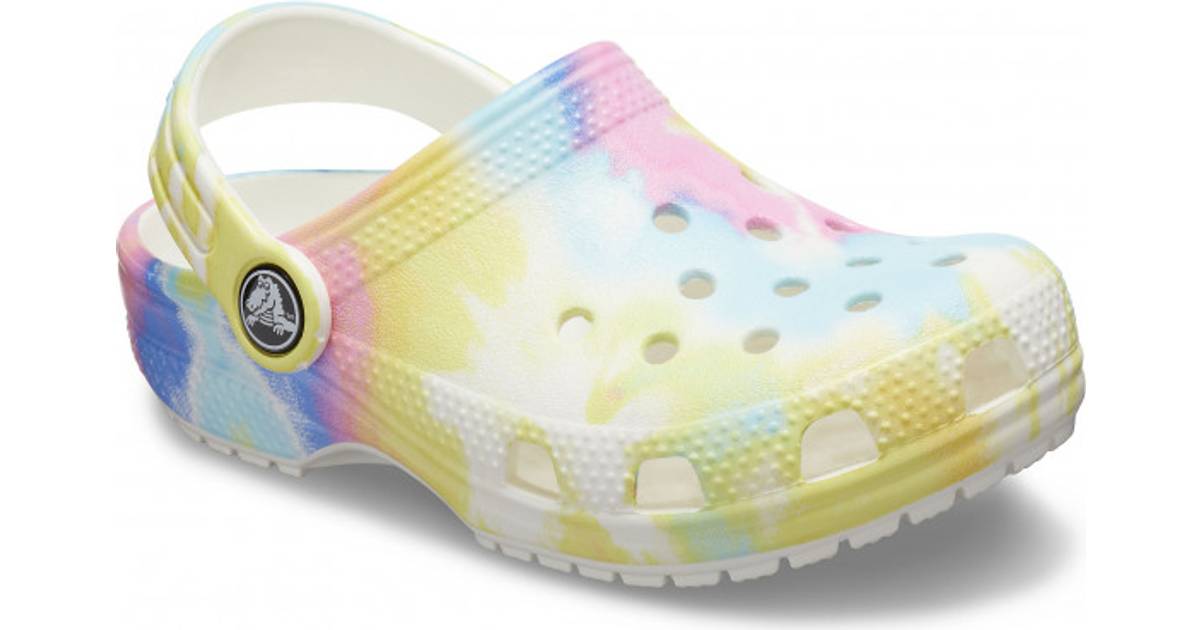 tie dye crocs girls