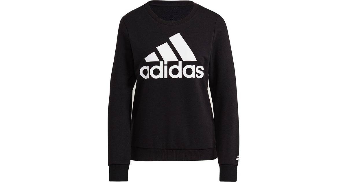 ubetinget fængelsflugt skuffet Adidas Women's Essentials Relaxed Logo Sweatshirt - Black/White