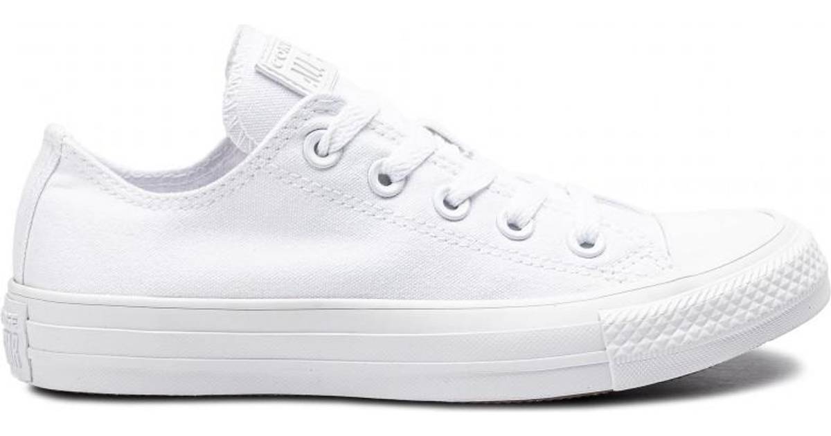 converse all star low white canvas