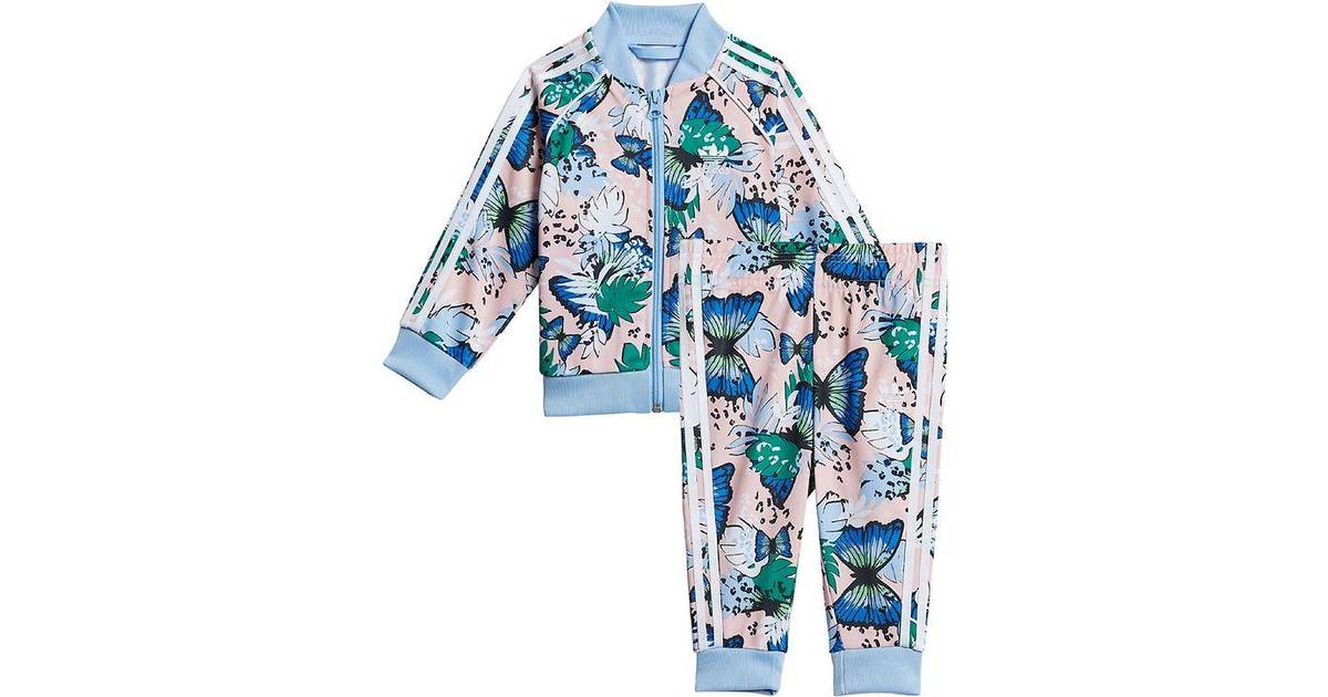 adidas flower print tracksuit