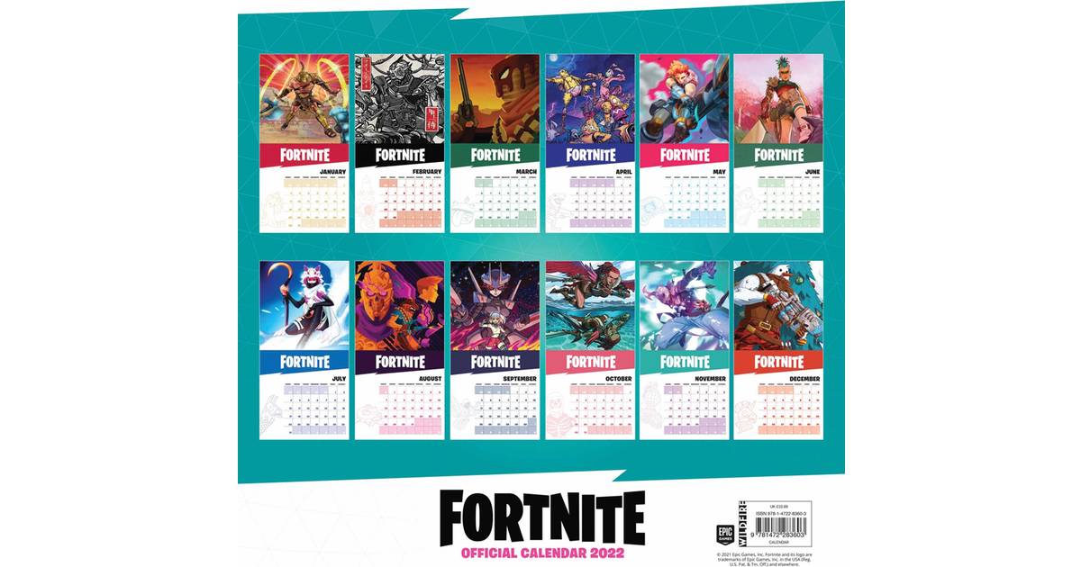 Fortnite Official 2022 Calendar (2 stores) • Prices