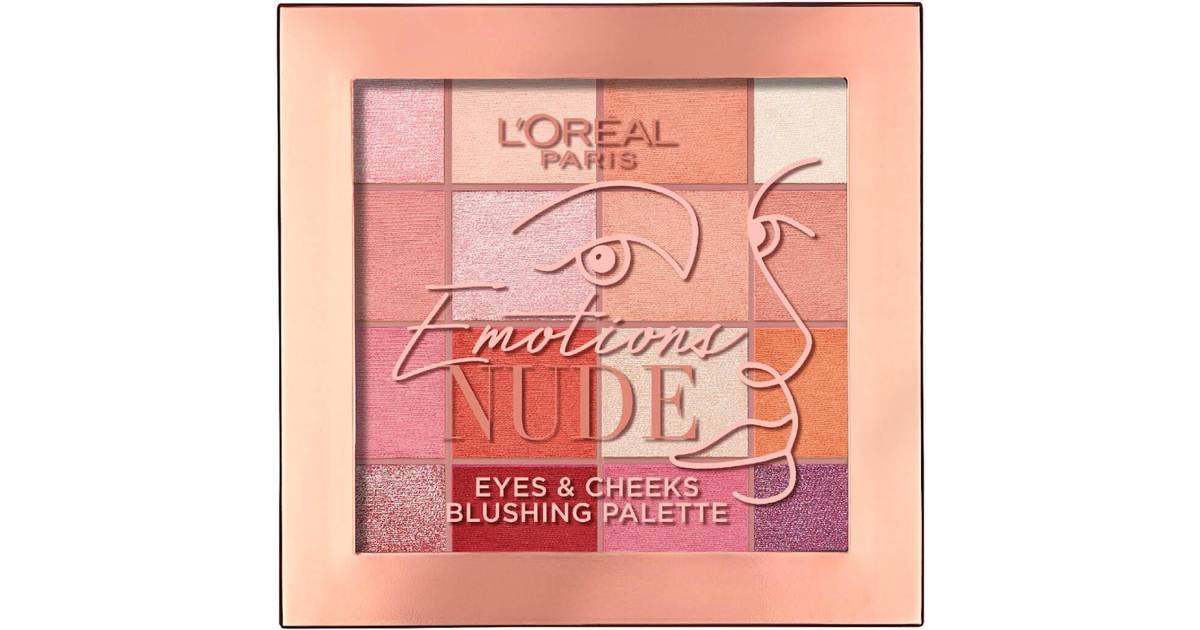 l oréal paris eyes cheeks blushing palette nude emotions price