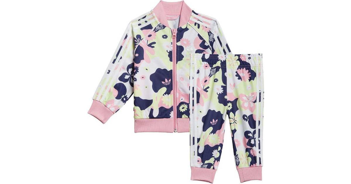 adidas flower print tracksuit