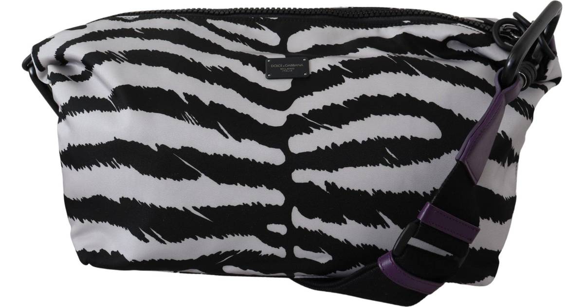 Dolce & Gabbana Women's Zebra Print Crossbody Bag Black VAS12318 • Price
