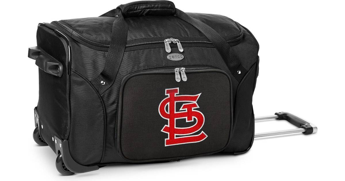 St. Louis Cardinals 22-Inch Wheeled Duffel Bag, Black • Price