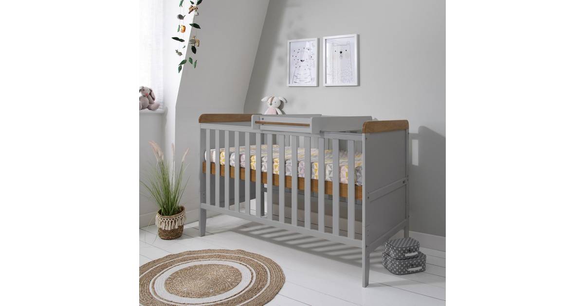 josiah top changer cot bed with mattress