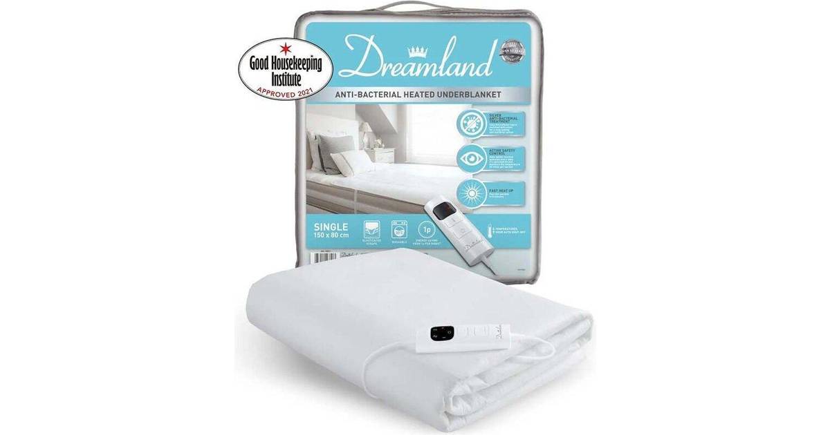 dreamland heated mattress cover single