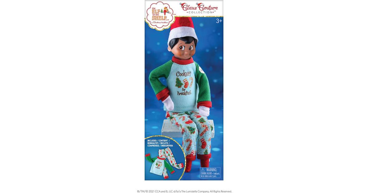 The Elf on the Shelf Claus Couture Cookie PJs Figurine • Price