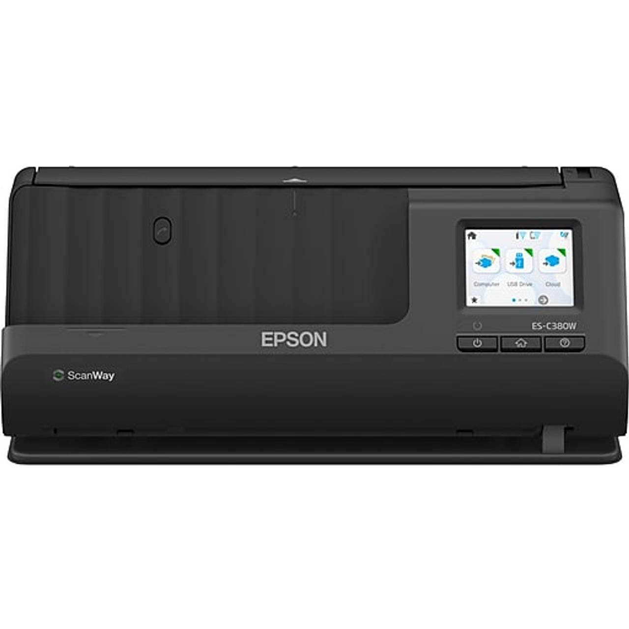 Epson Workforce Es C380w Wireless Duplex Sheetfed Scanner Black B11b269201 Black • Price 6137