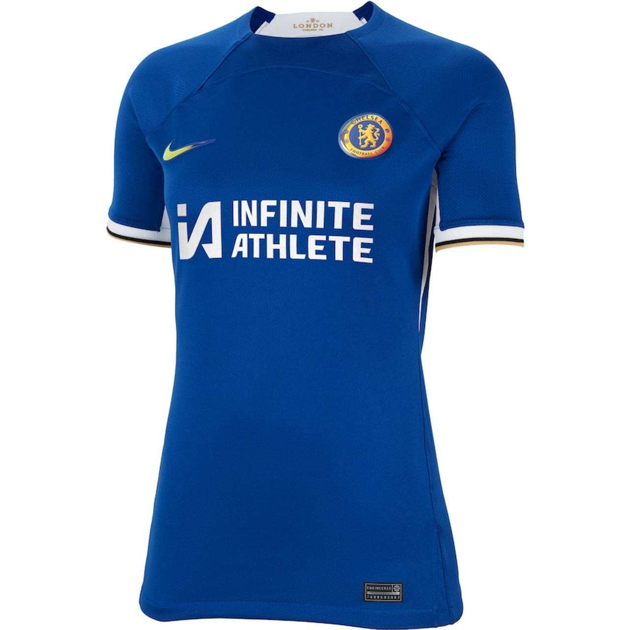 Nike Chelsea WSL Home Stadium Sponsored Shirt 2023-24 - Womens with ...