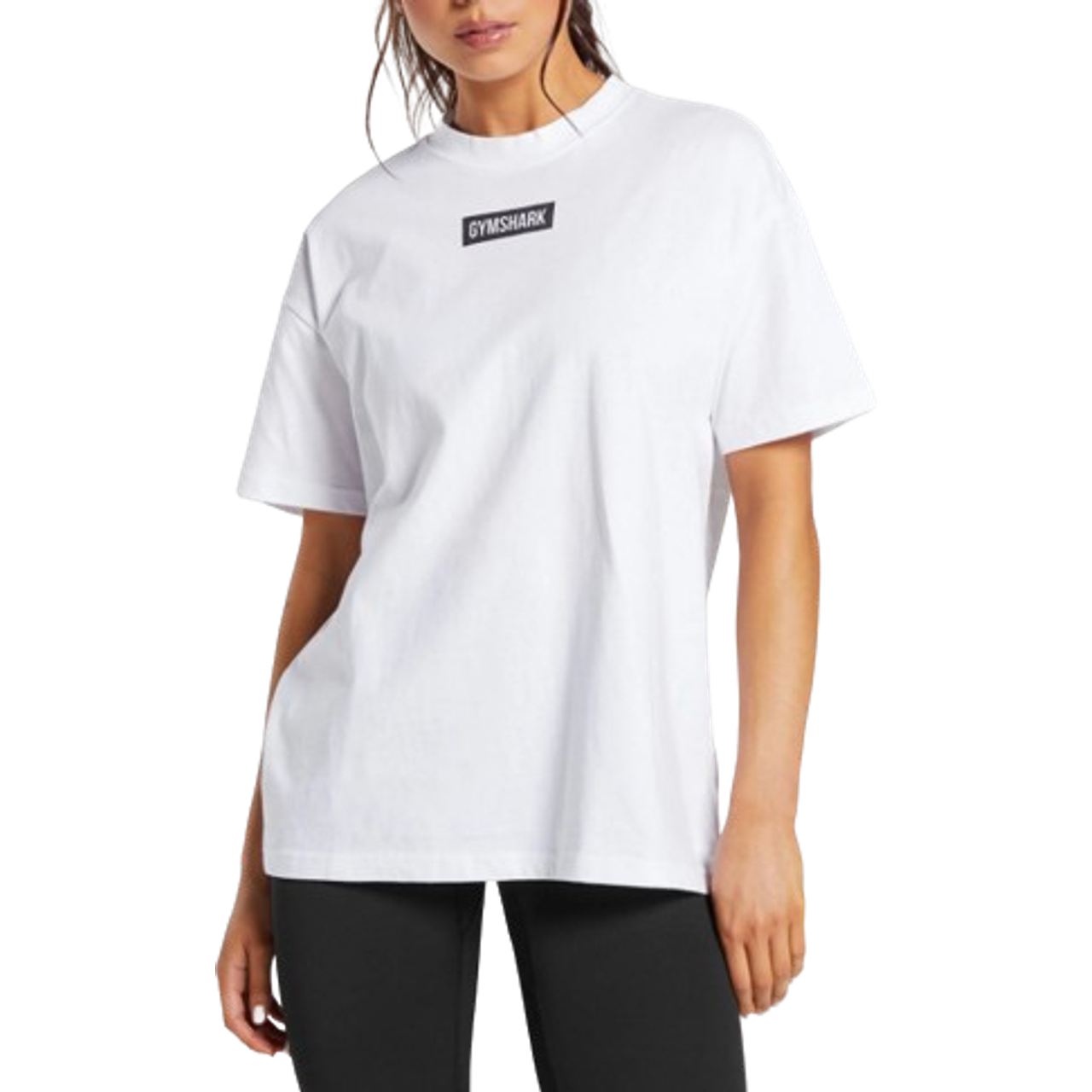 Gymshark Block Oversized T-shirt - White • Price