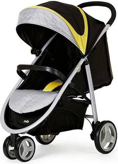 joie litetrax 3 wheel pushchair with footmuff