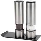 Cole & Mason Battersea Stainless Steel Electronic Salt and Pepper Mill Gift Set, 21 cm