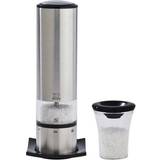 Cole & Mason H90180P Richmond Salt and Pepper Mills, Electronic,  Chrome/Acrylic, 215 mm, Gift Set, Includes 2 x Electric Salt and Pepper  Grinders