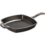 Lodge L10SK3ASHH41B Pre-Seasoned Cast Iron Skillet, Black, 12 D