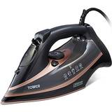 ceraglide 2800w steam iron black and gold