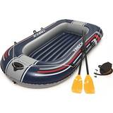 Bestway Hydro-Force Treck | One Man Inflatable Boat Raft, Rubber Dinghy  with Heavy Duty Handles for 1 Person, with 1 Boat, 1 Pair of oars, 1 Foot  Pump