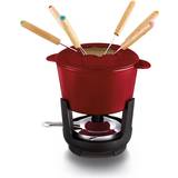 Staub Round Mini Fondue set, cherry 1400406 for sale