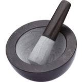 House Doctor Kulti Mortar with Pestle Marble - Gray / Brown