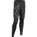 2XU Men's Light Speed Compression Tights, Black/Black Reflective