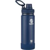 Takeya Pickleball Insulated 32 oz. Water Bottle with Straw Lid, Ace Black