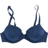 Bali Satin Tracings Underwire Minimizer Bra - In The Navy Scroll