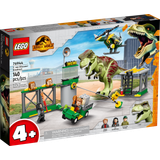 Lego Duplo Jurassic World T Rex &Triceratops Dinosaur Breakout