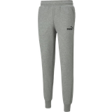 PUMA Men's Essentials Logo Fleece Sweatpants, Dark Gray Heather