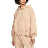 PrettyLittleThing Logo Badge Detail Oversized Hoodie - Cream • Price »