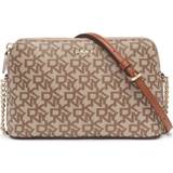 DKNY Bryant Park Small Signature Logo Demi Bag Mocha Caramel