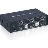 Rybozen USB 3.0 Switch Selector, 4 Port KVM Switch USB Peripheral Swit