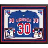 Henrik Lundqvist New York Rangers Deluxe Framed Autographed Blue Adidas Authentic Jersey Price »