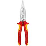 1168 Extra long bent needle knurled nose pliers