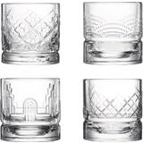 Peak Double Old Fashioned Whiskey Glass 34 cl, 4-Pack - Orrefors @  RoyalDesign